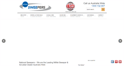 Desktop Screenshot of nationalsweepers.com.au