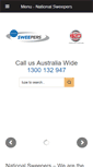 Mobile Screenshot of nationalsweepers.com.au